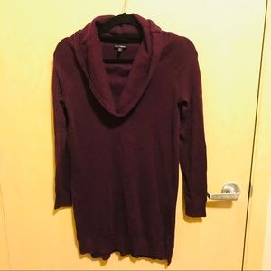 Purple Express long sweater dress